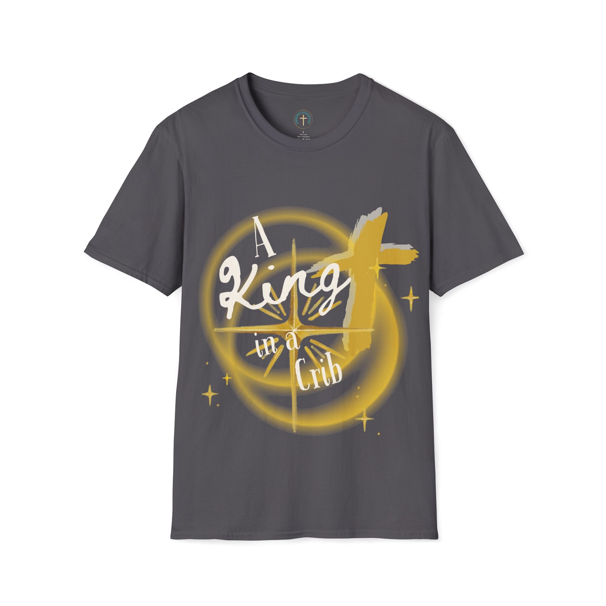 A king in a crib. T-shirt