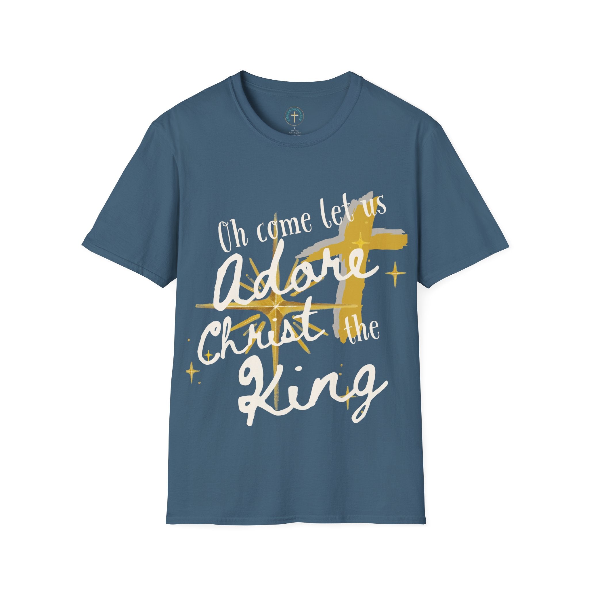 Adore christ the king v2. T-Shirt