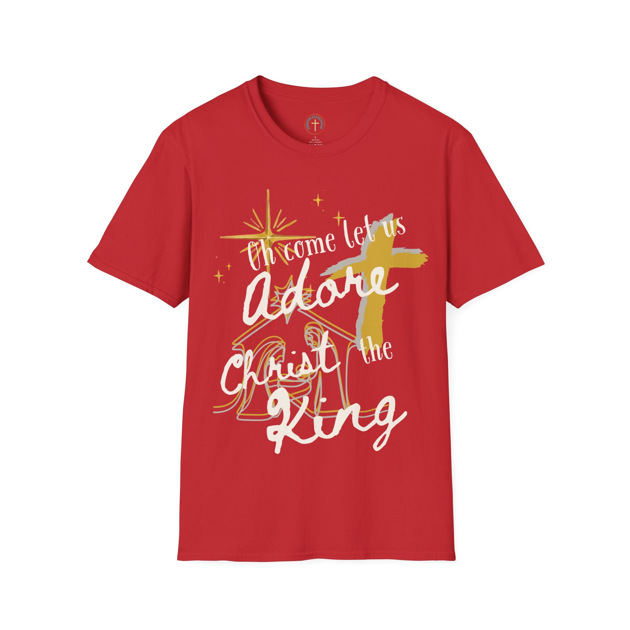 Adore Christ the king v4. T-Shirt