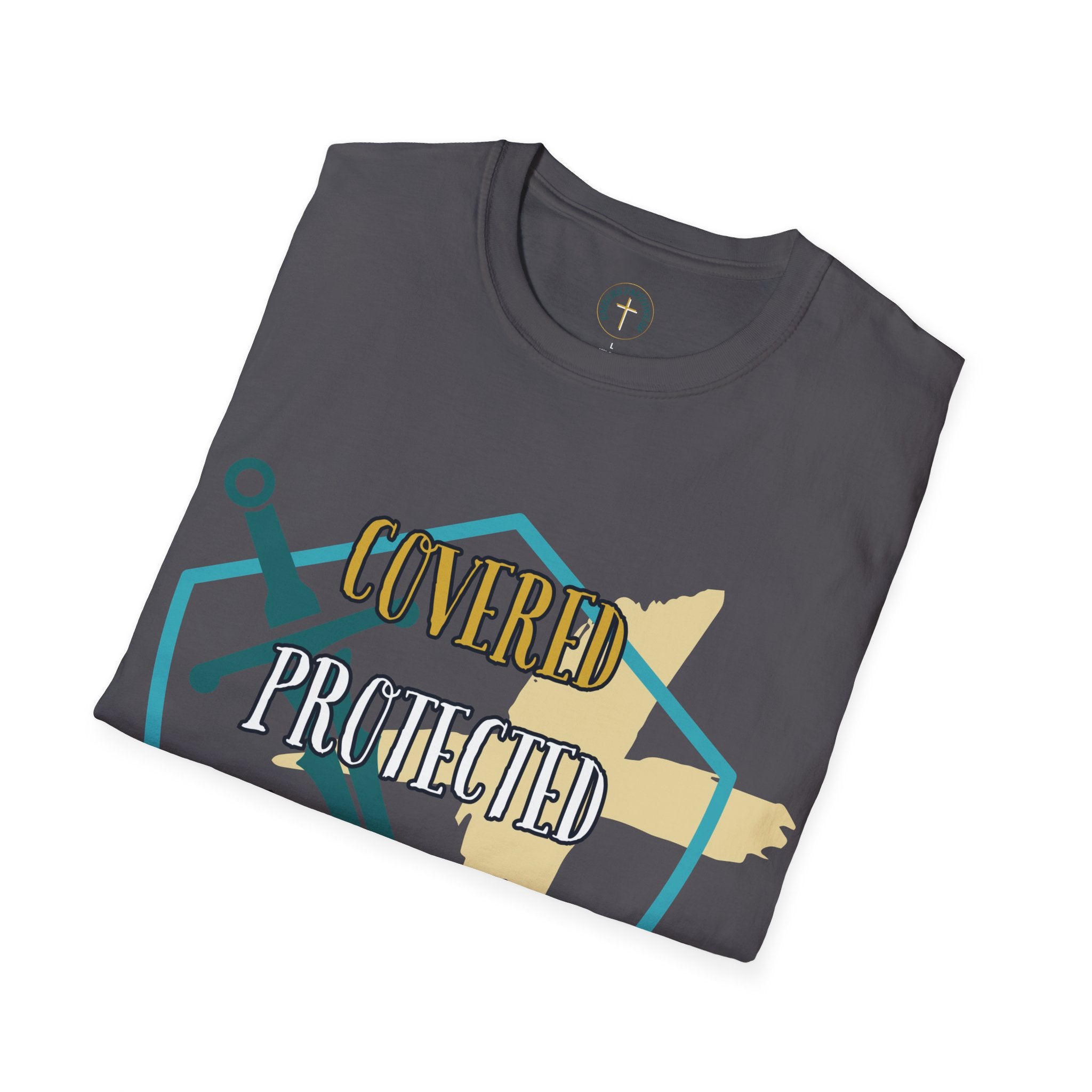 Covered Protected Equipped.  T-Shirt