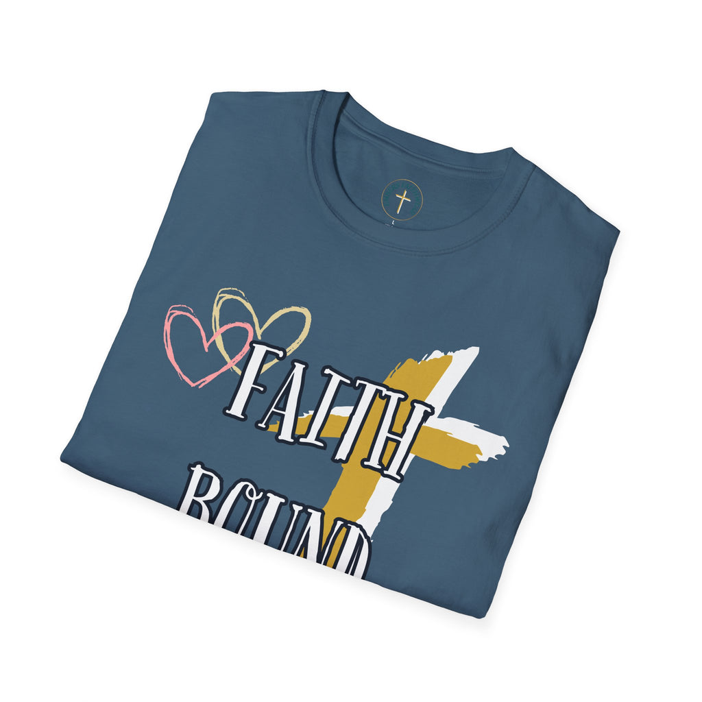 Faith bound, Love led. T-Shirt