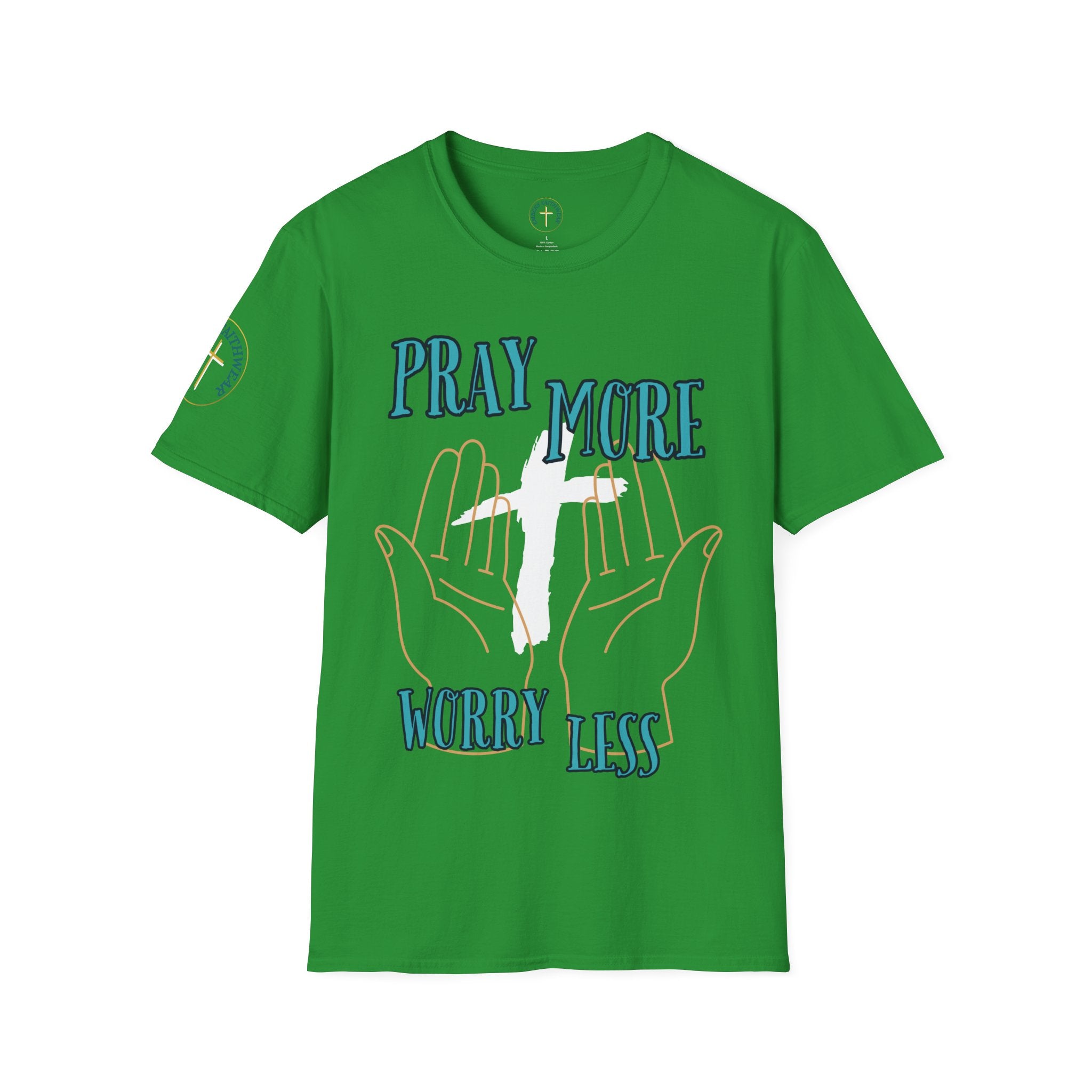 Pray more worry less. T-Shirt