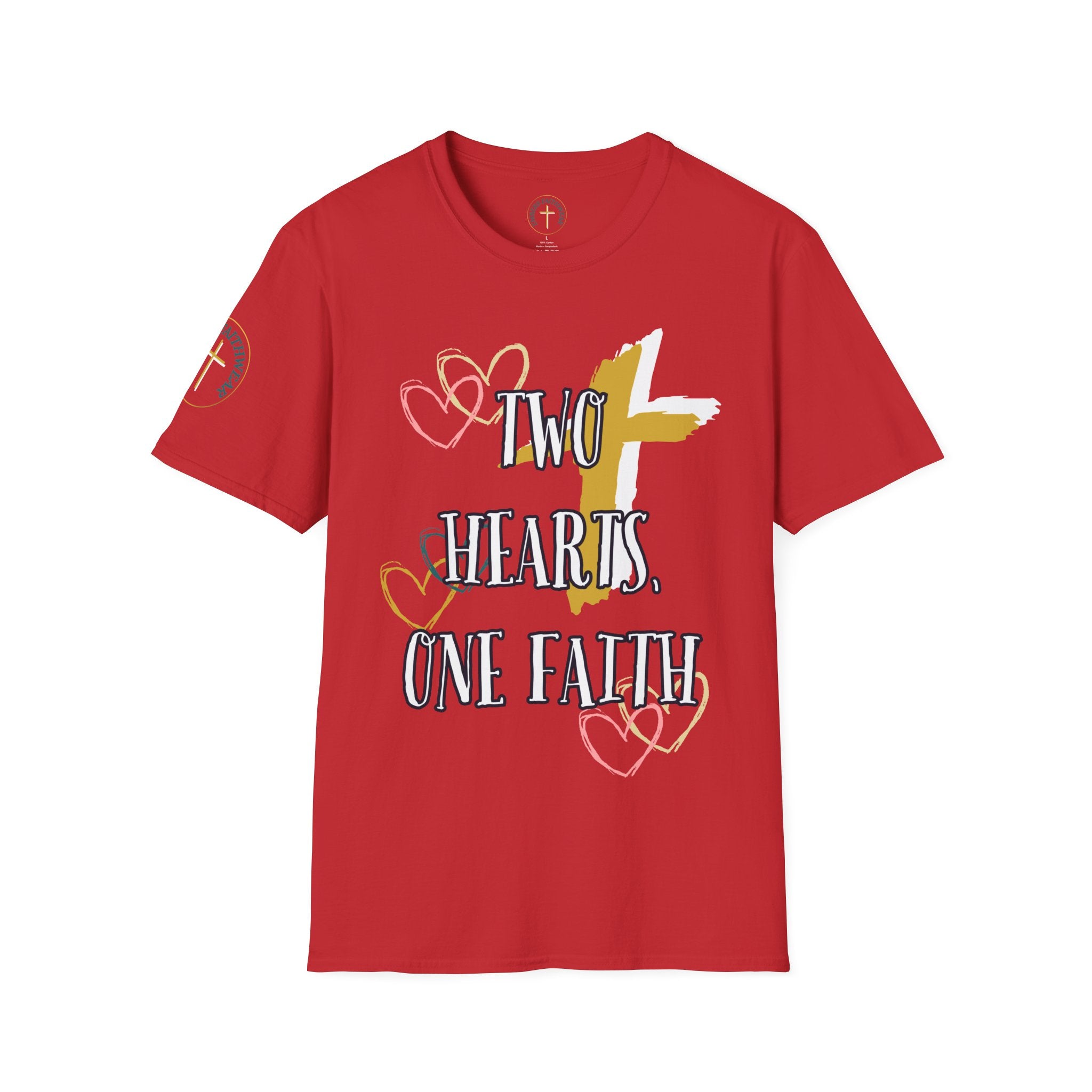 Two hearts one faith. T-Shirt