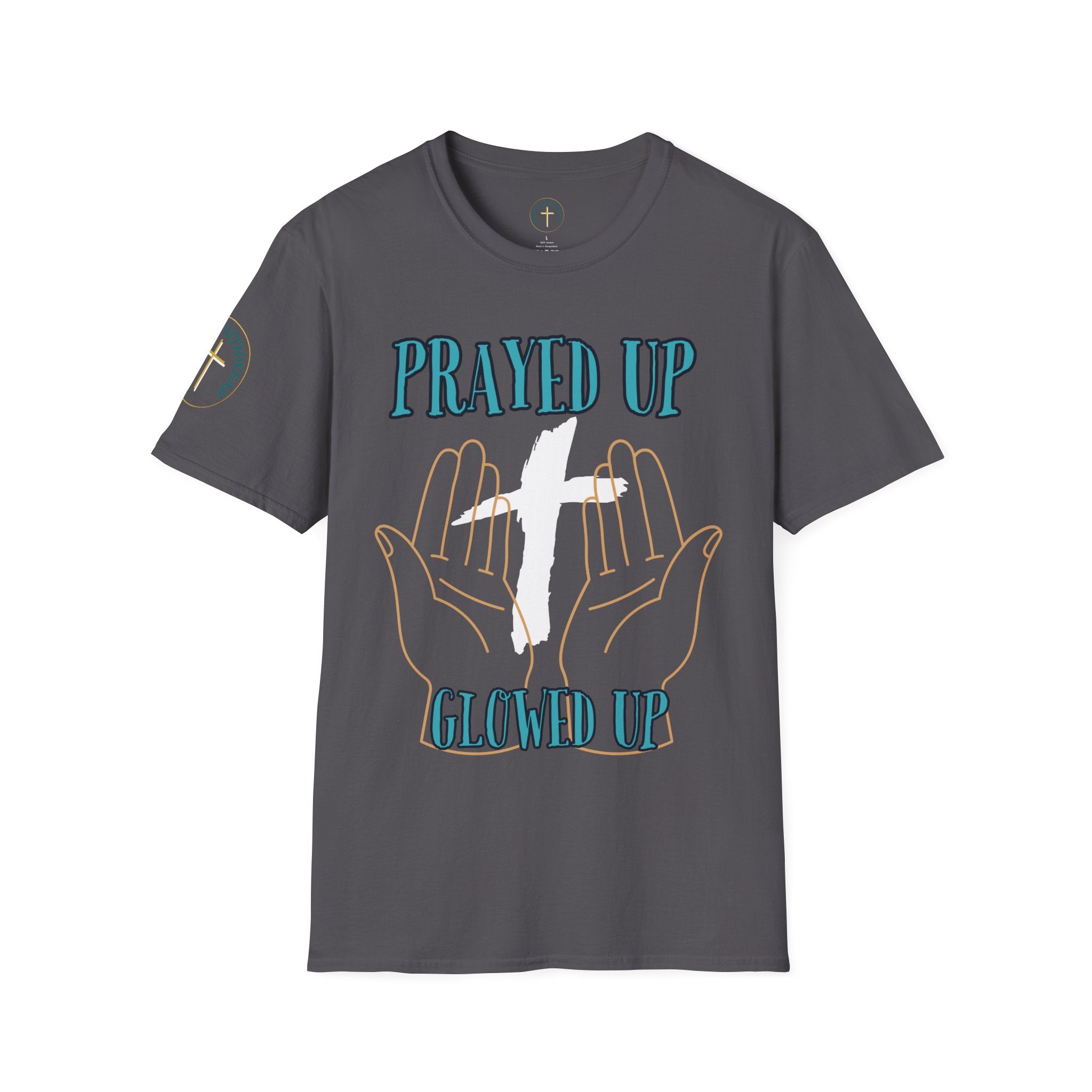Prayed up, glowed up. T-Shirt