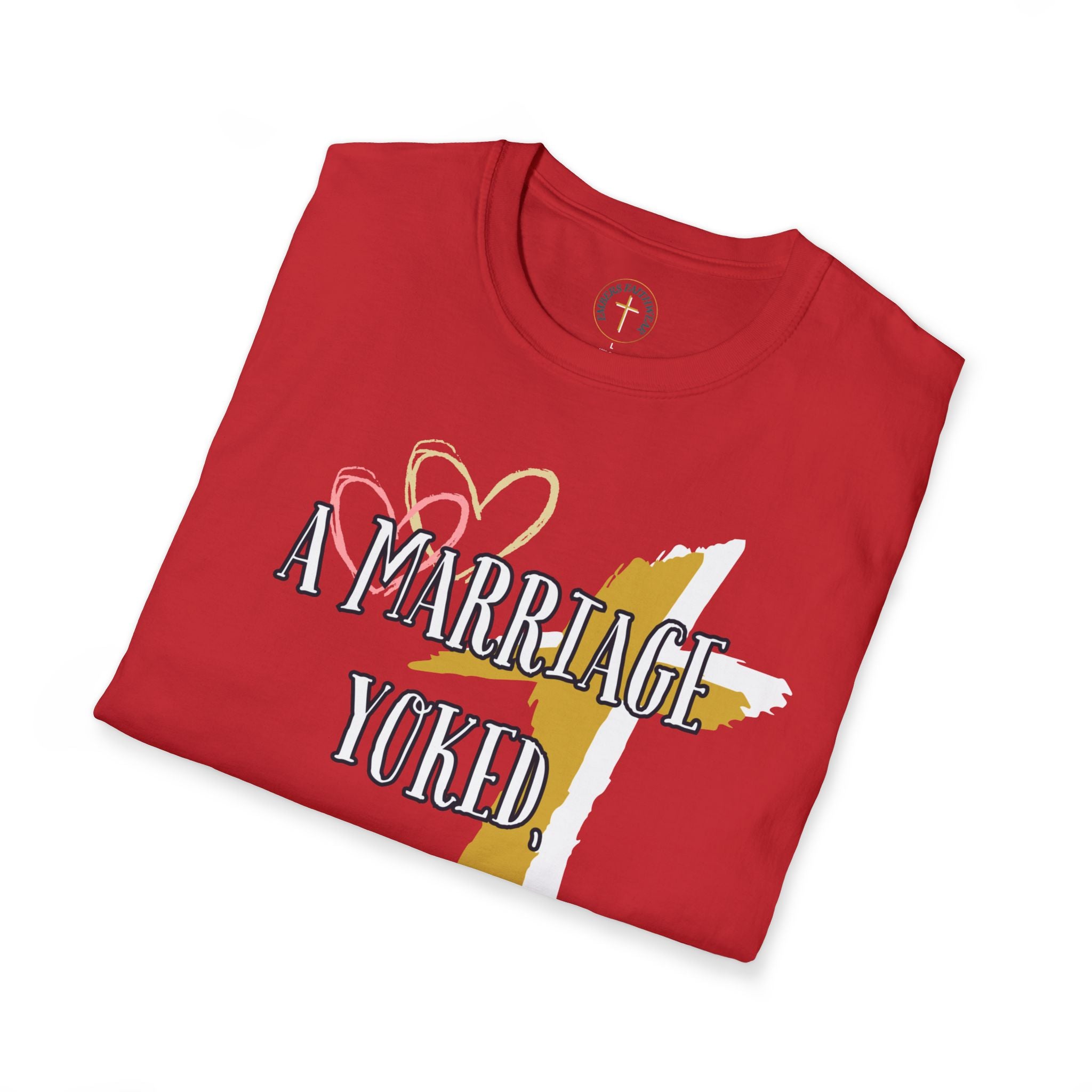 A marriage yoked, Christ centered. T-Shirt
