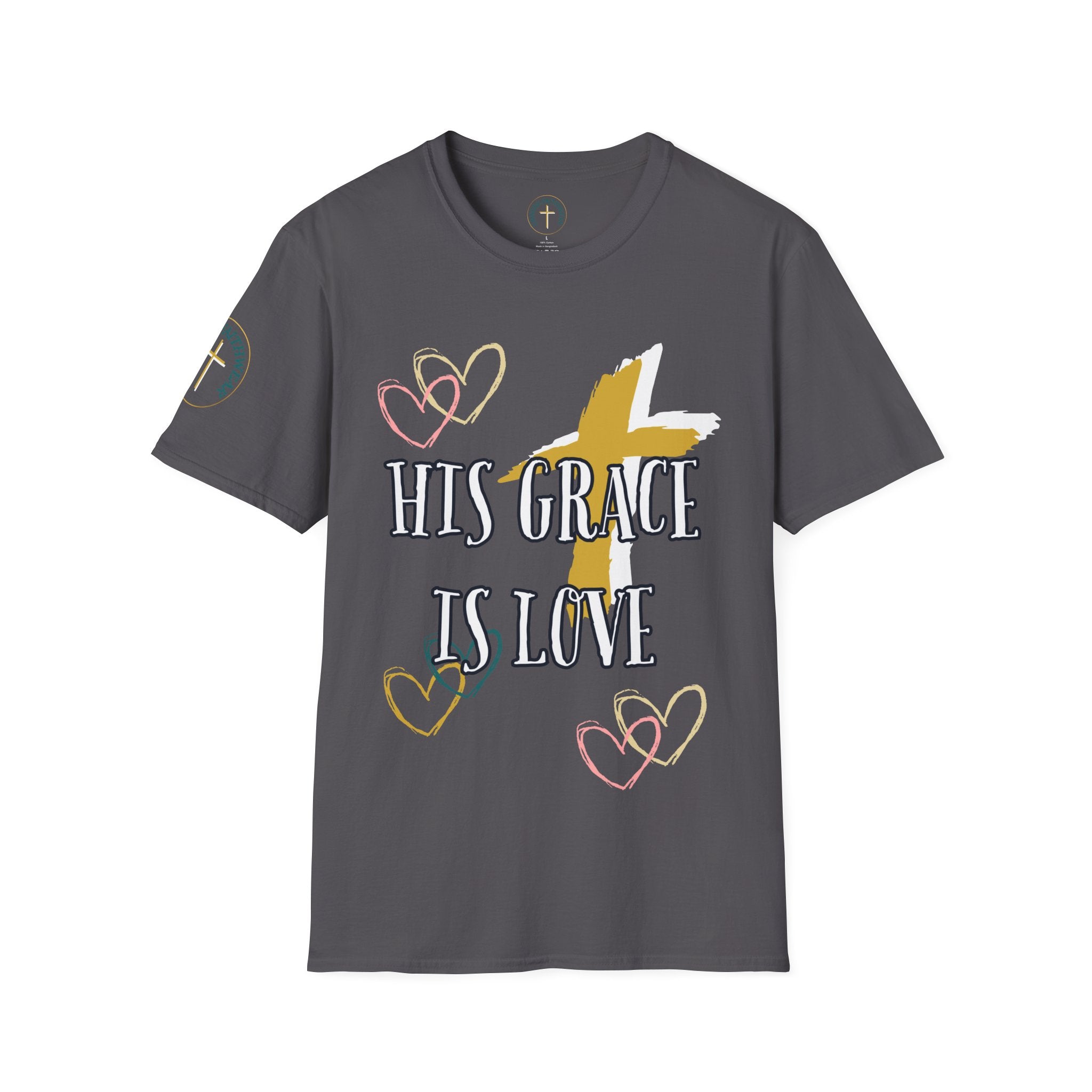 His grace is love. T-Shirt