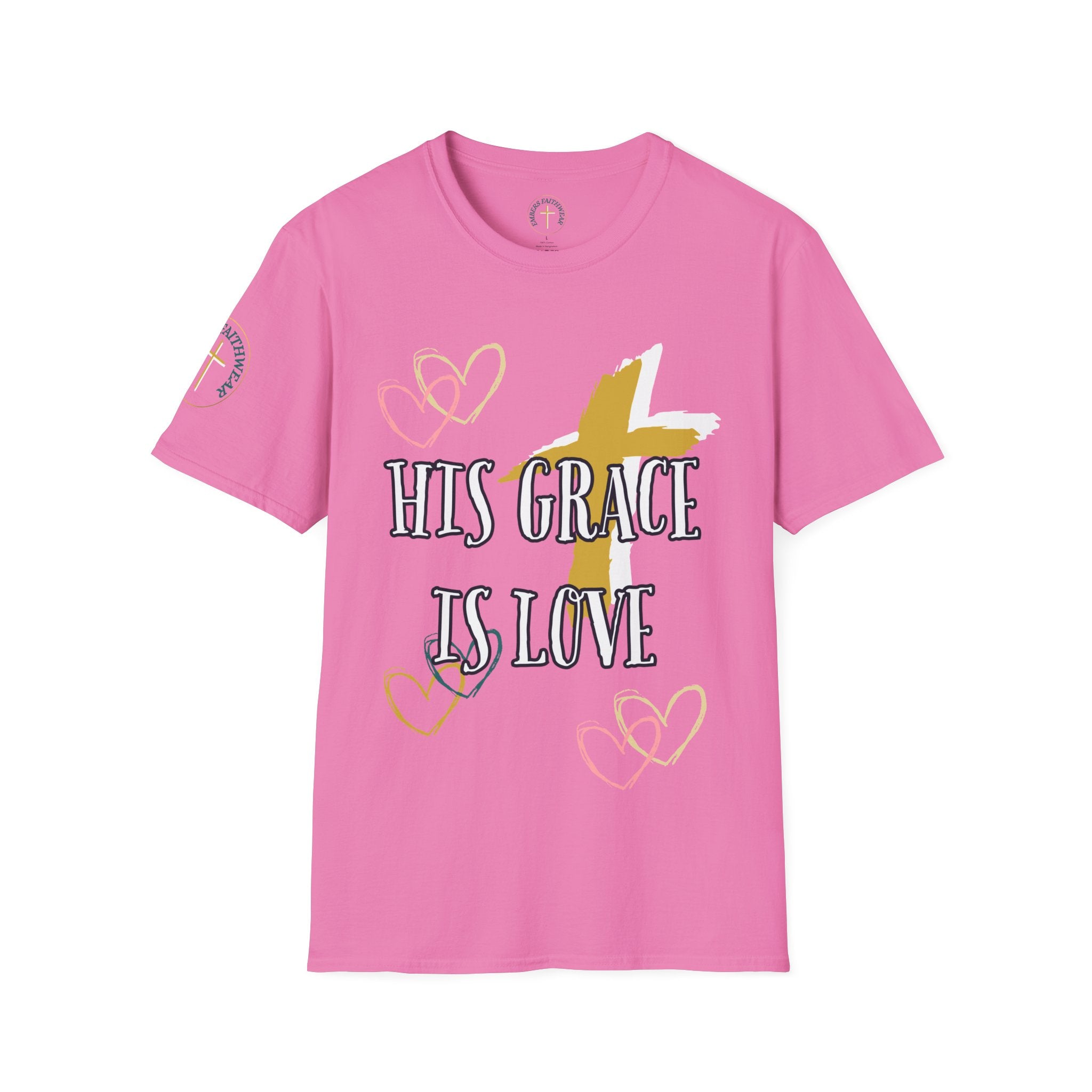 His grace is love. T-Shirt