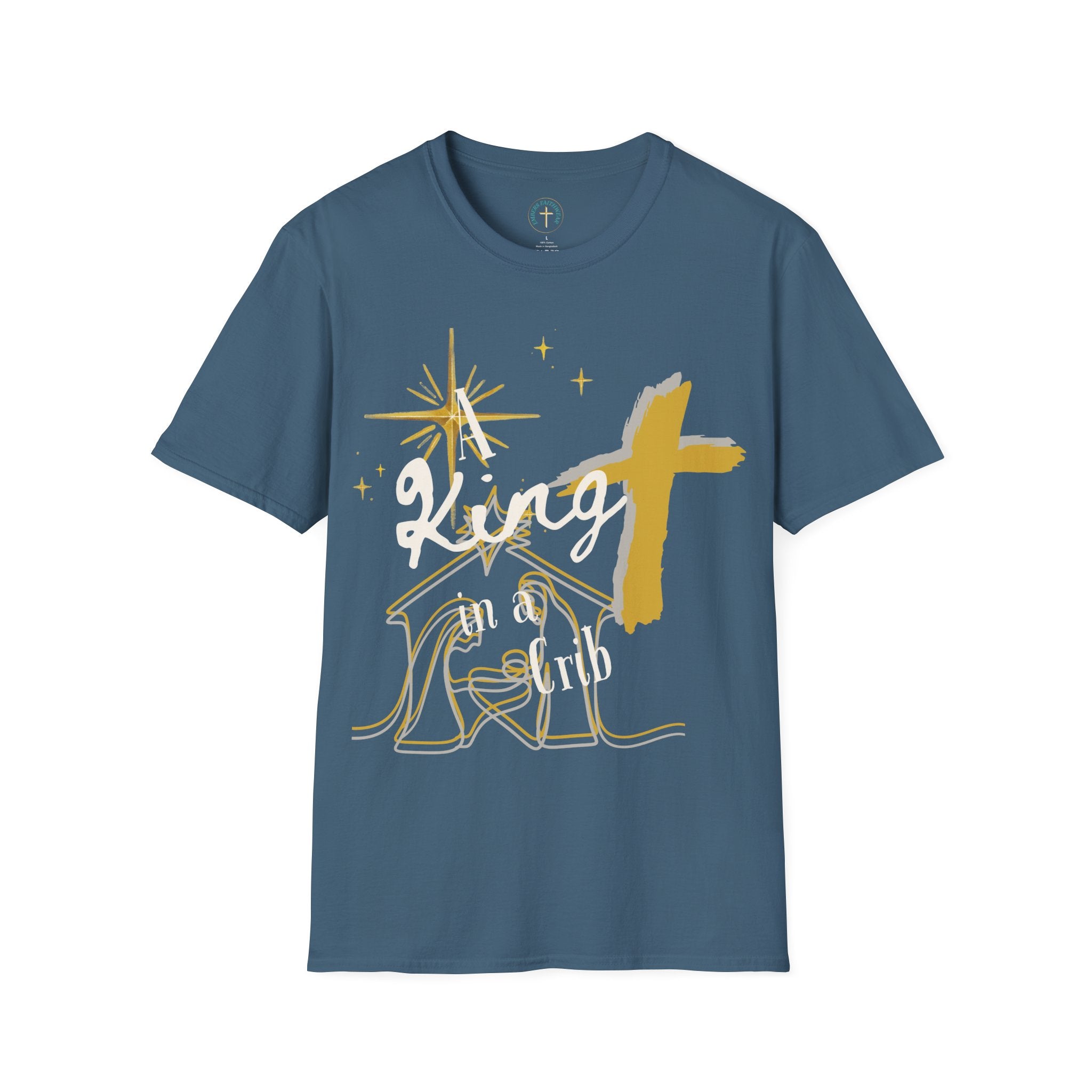 A King in a crib v4. T-Shirt