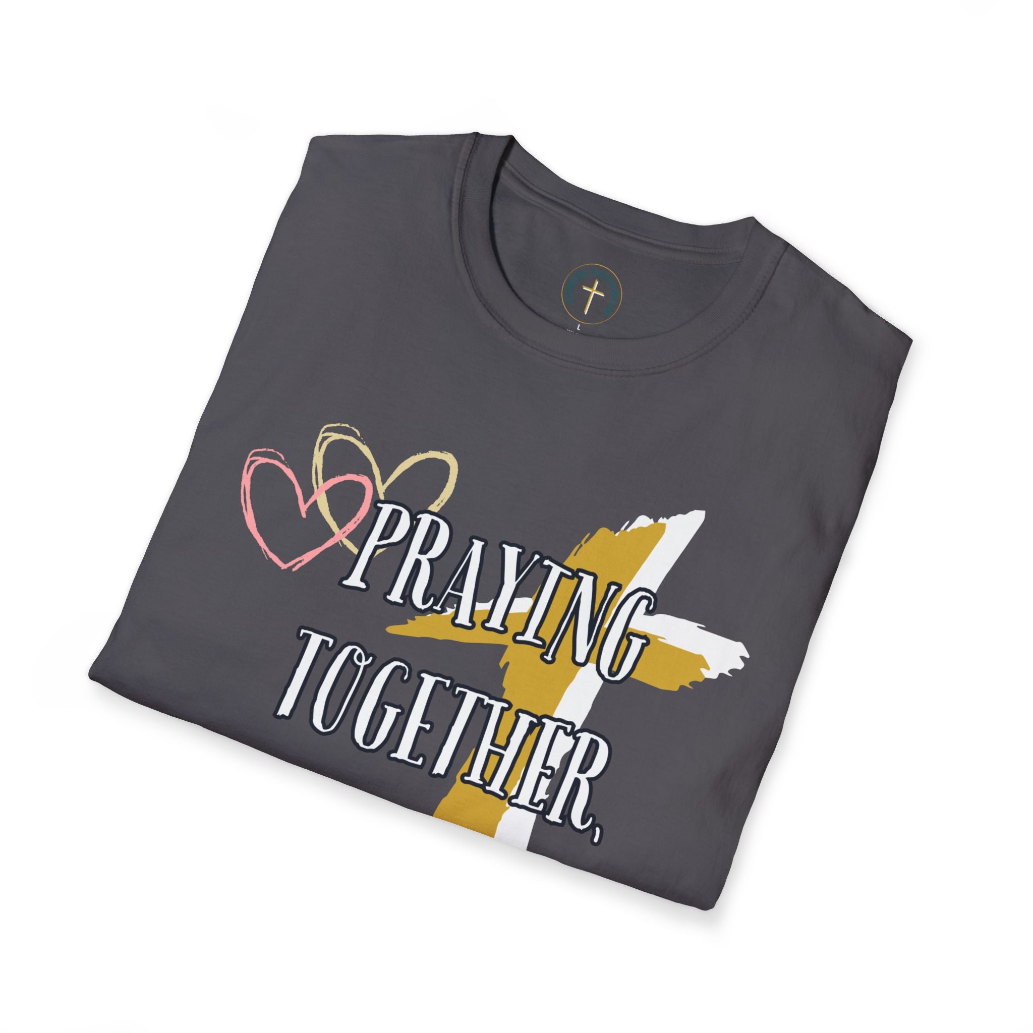 Praying together, Growing together. T-Shirt