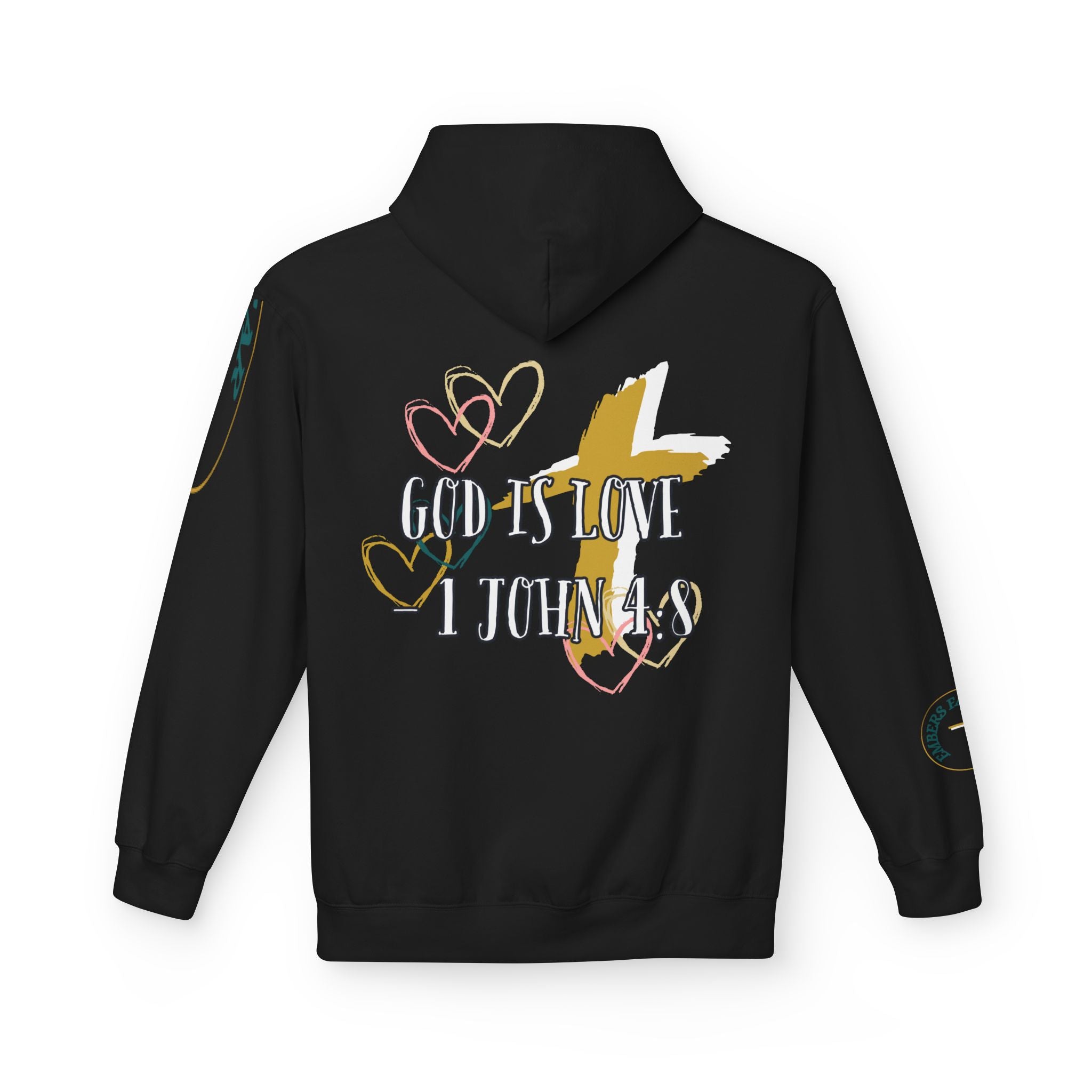 God is Love. 1 john 4.8 - Hoodie