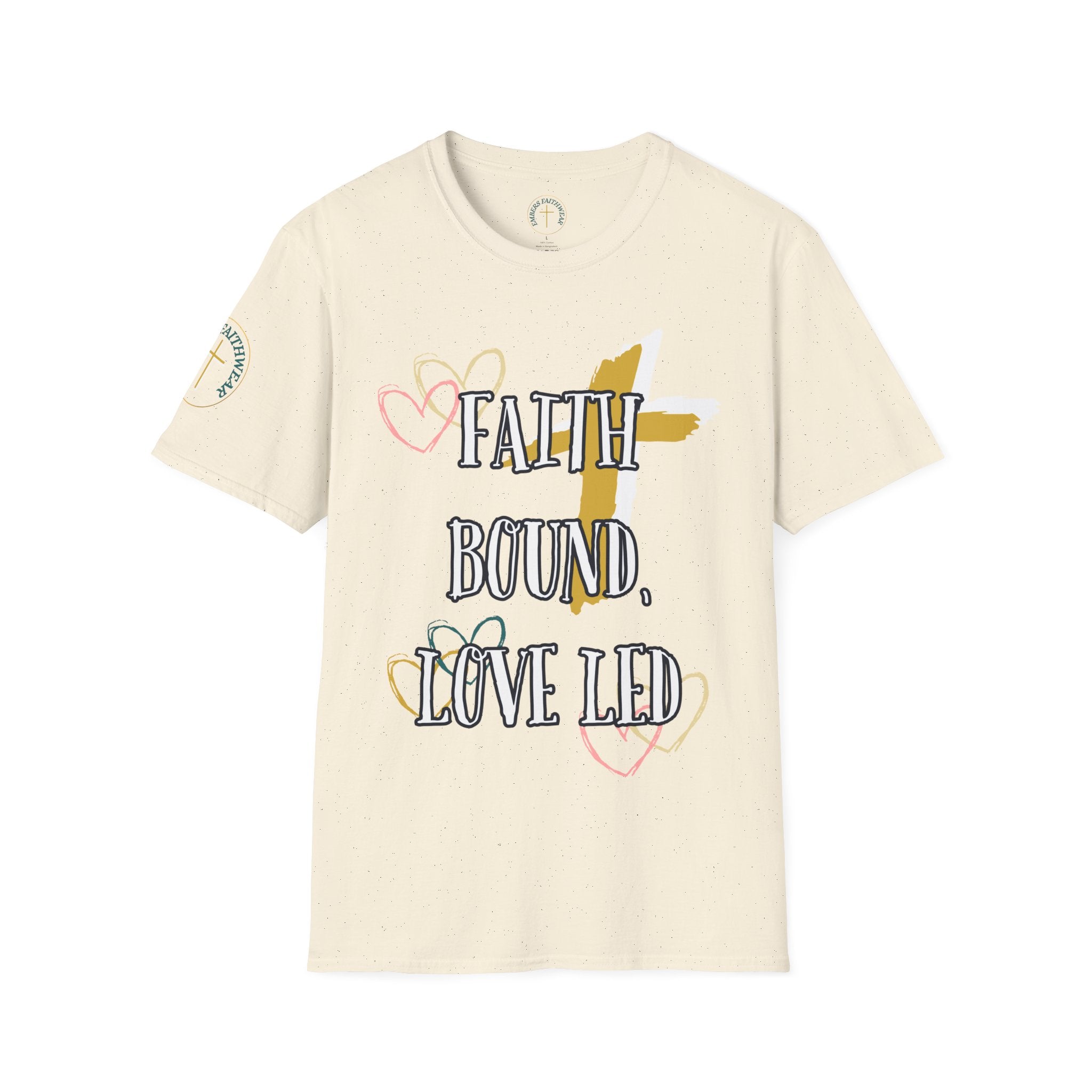 Faith bound, Love led. T-Shirt