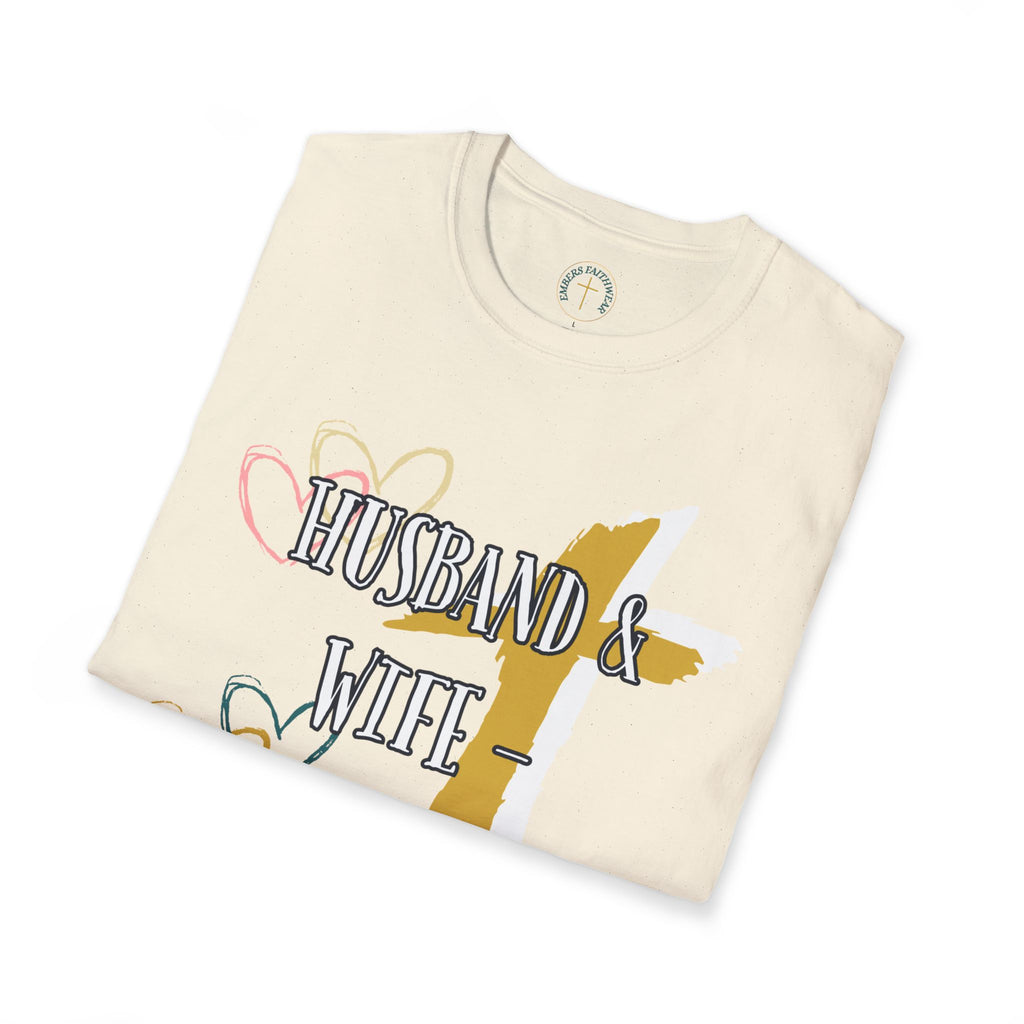 Husband & Wife - United in Christ. T-Shirt