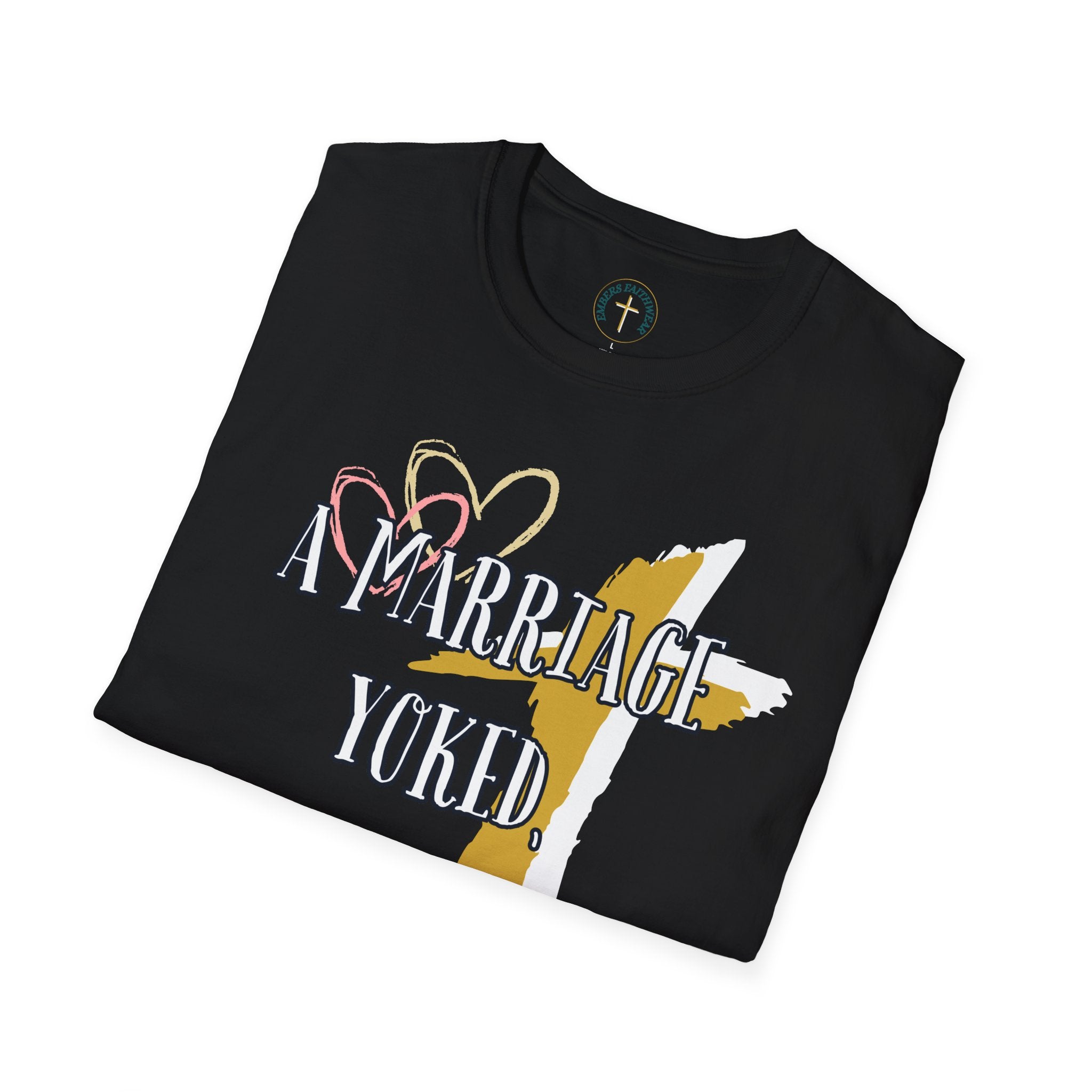 A marriage yoked, Christ centered. T-Shirt
