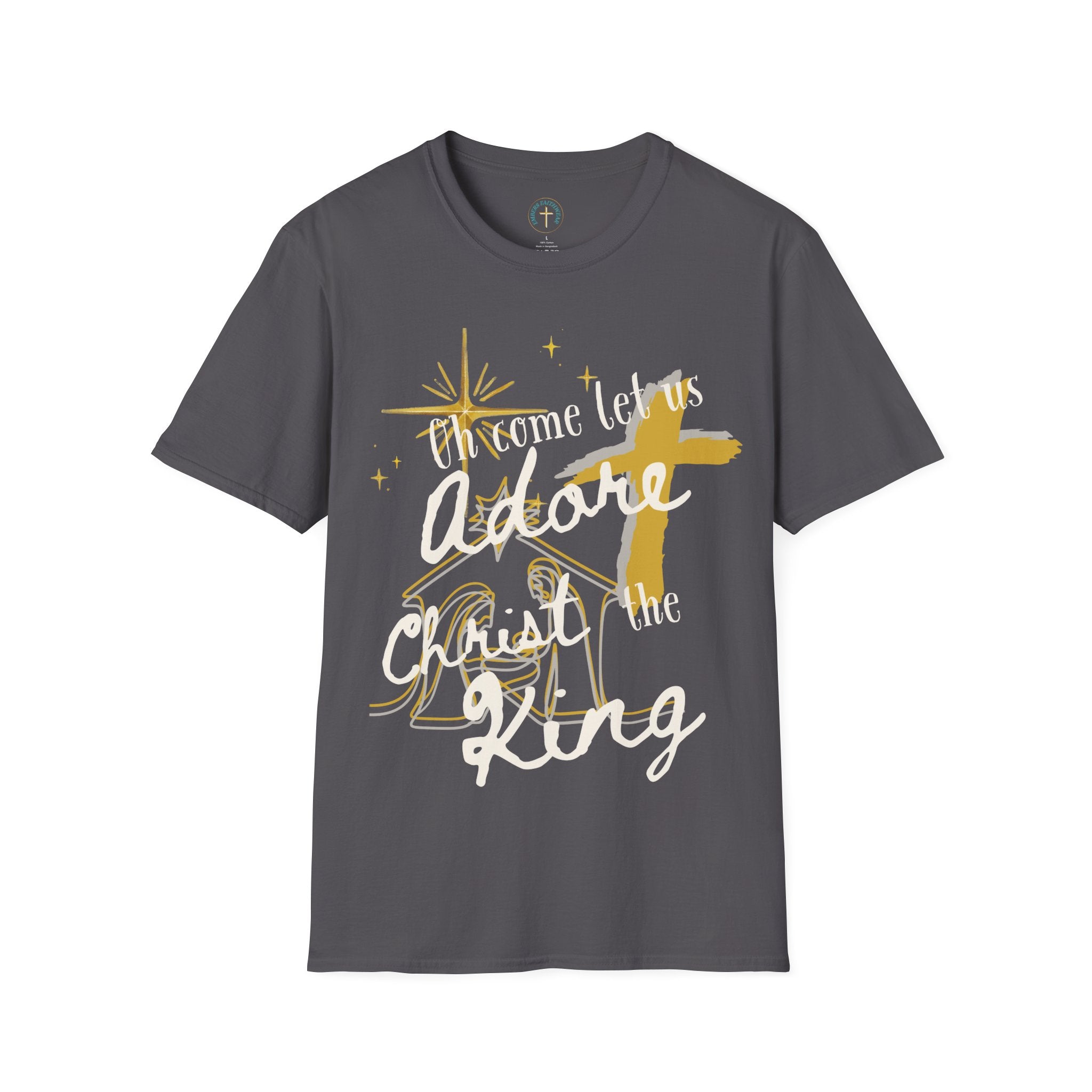Adore Christ the king v4. T-Shirt