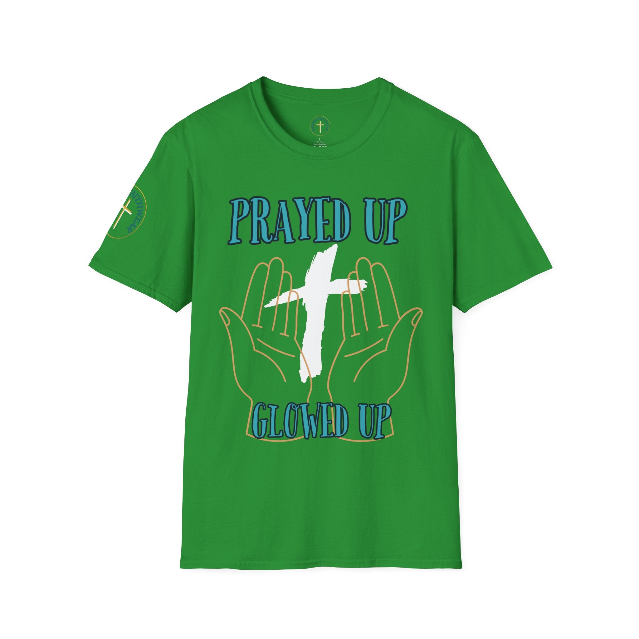 Prayed up, glowed up. T-Shirt