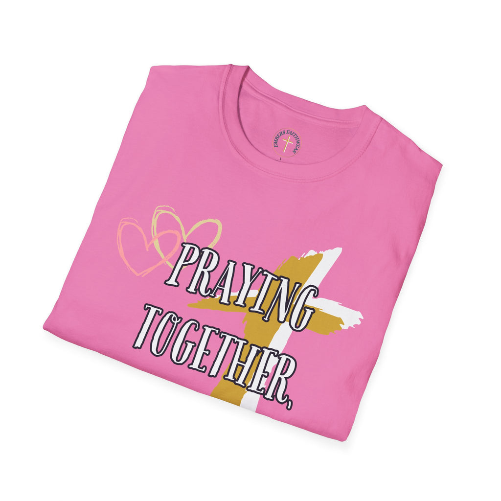 Praying together, Growing together. T-Shirt