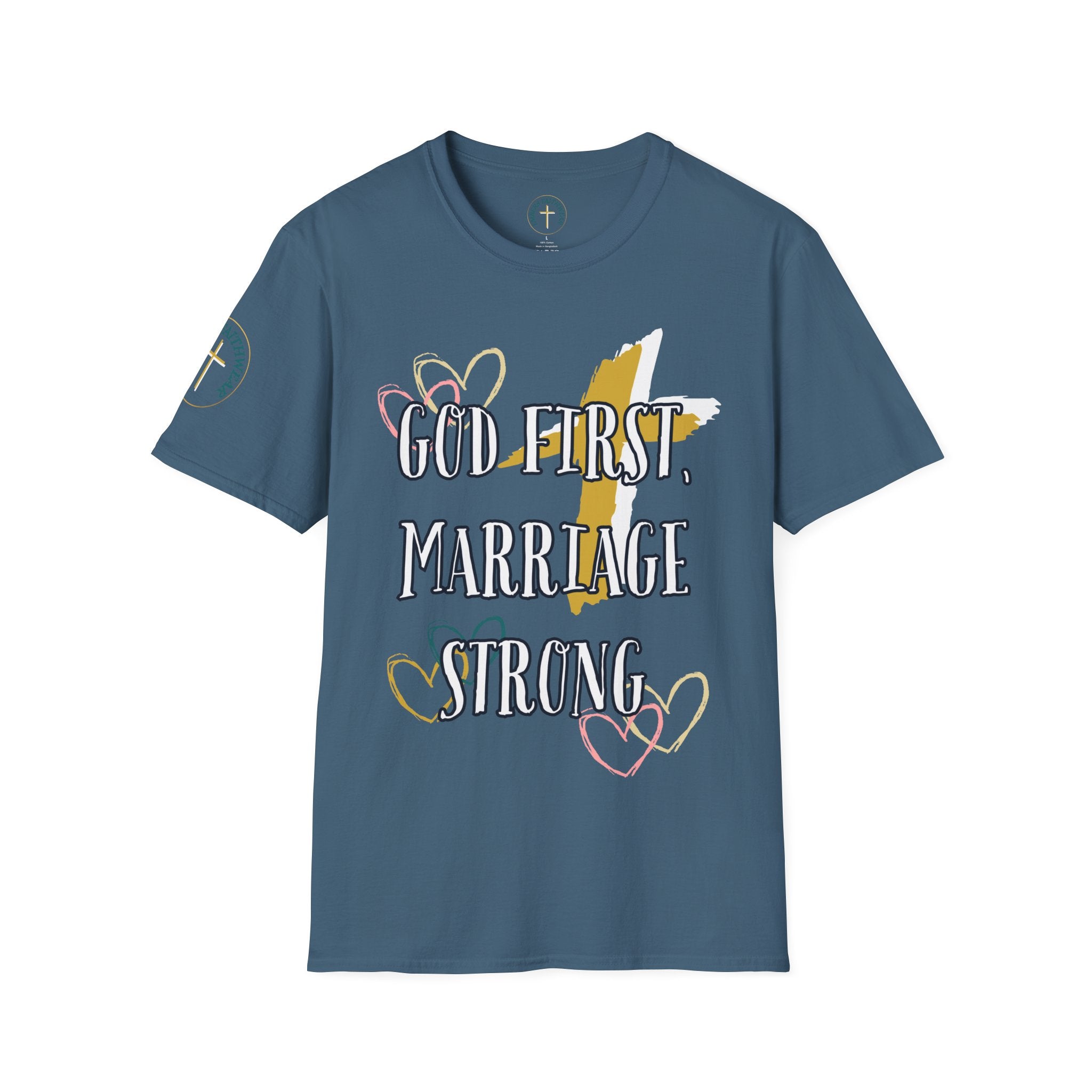 God first, Marriage strong. T-Shirt
