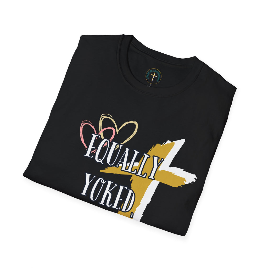 Equally yoked, Christ centered. T-Shirt