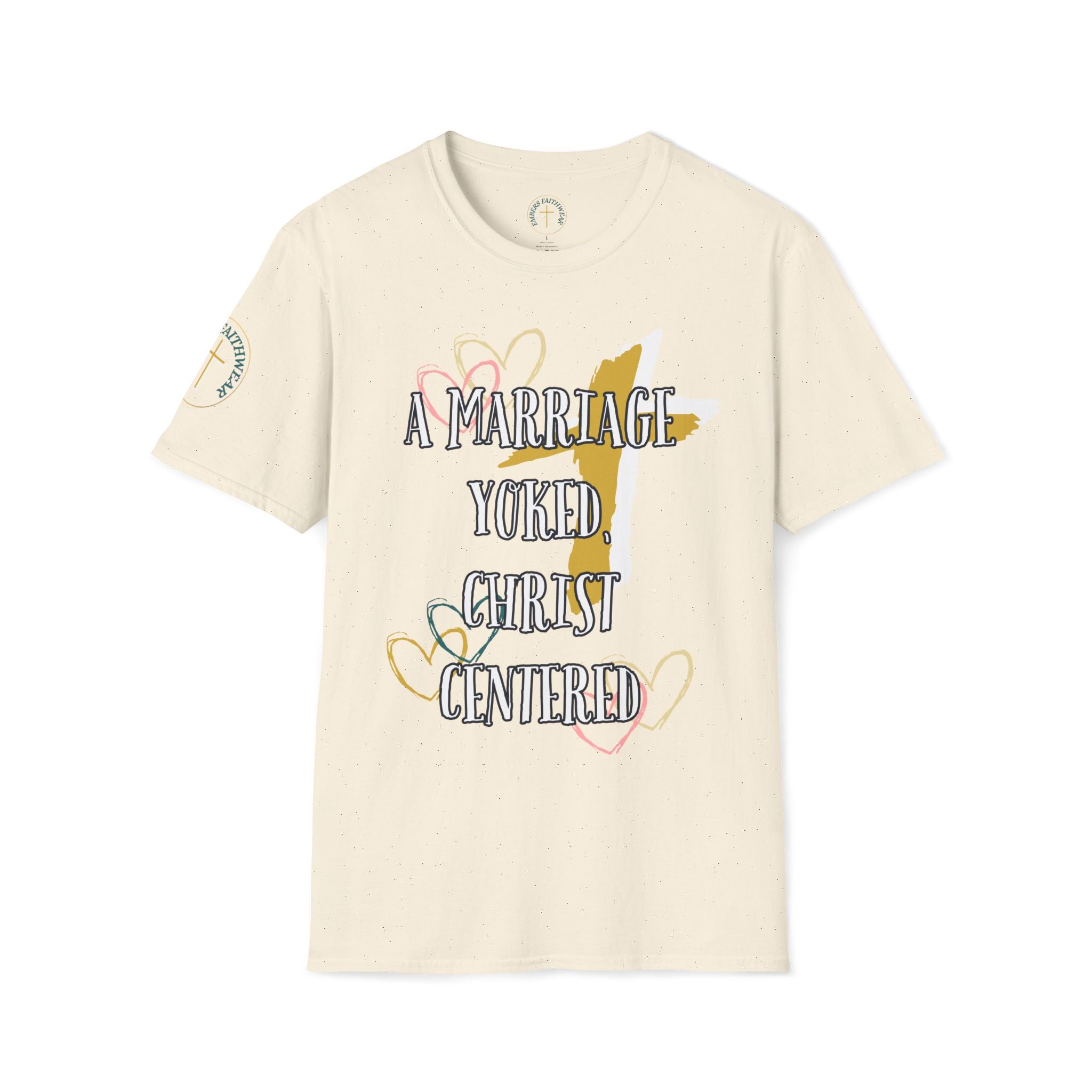 A marriage yoked, Christ centered. T-Shirt