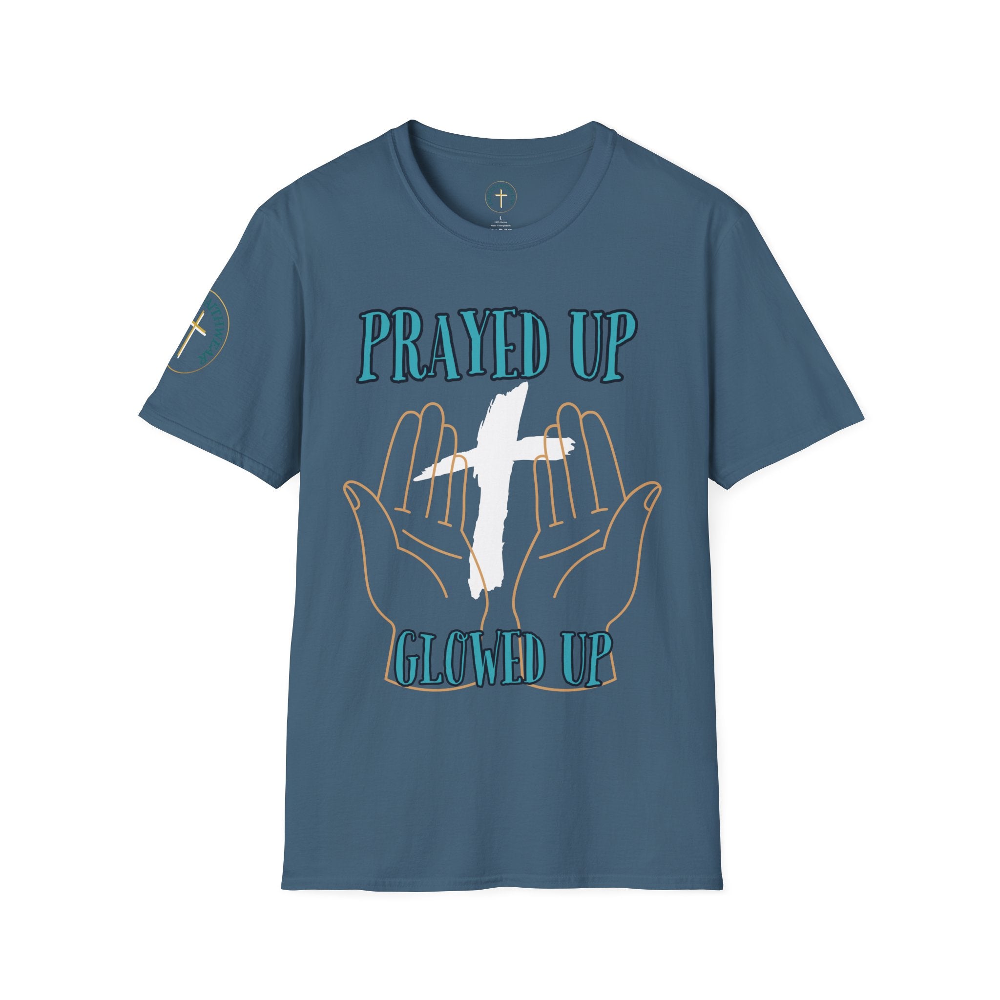 Prayed up, glowed up. T-Shirt