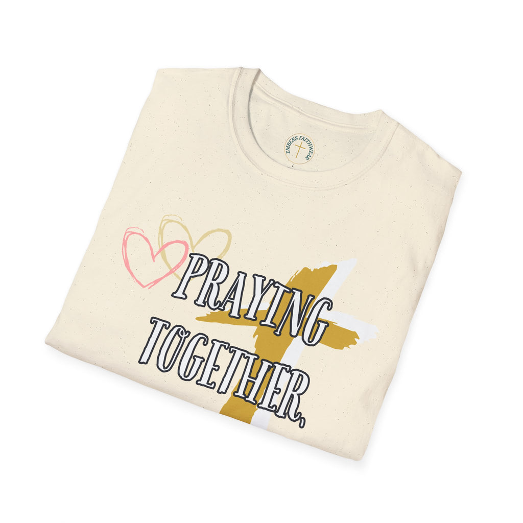 Praying together, Growing together. T-Shirt