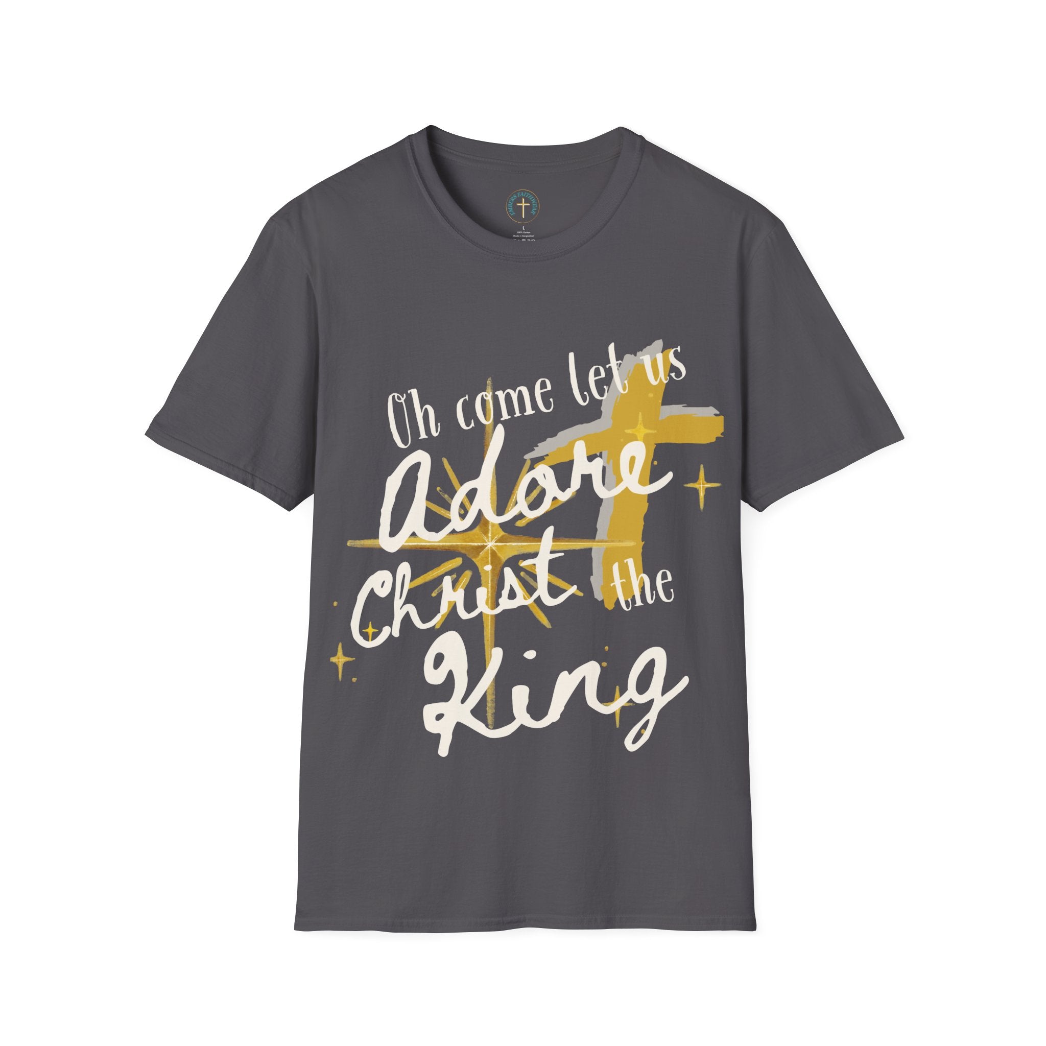 Adore christ the king v2. T-Shirt