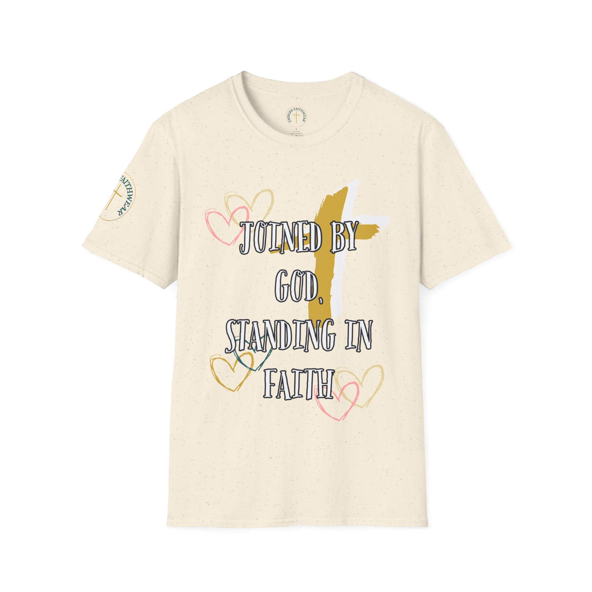 Joined by God, Standing in faith. T-Shirt