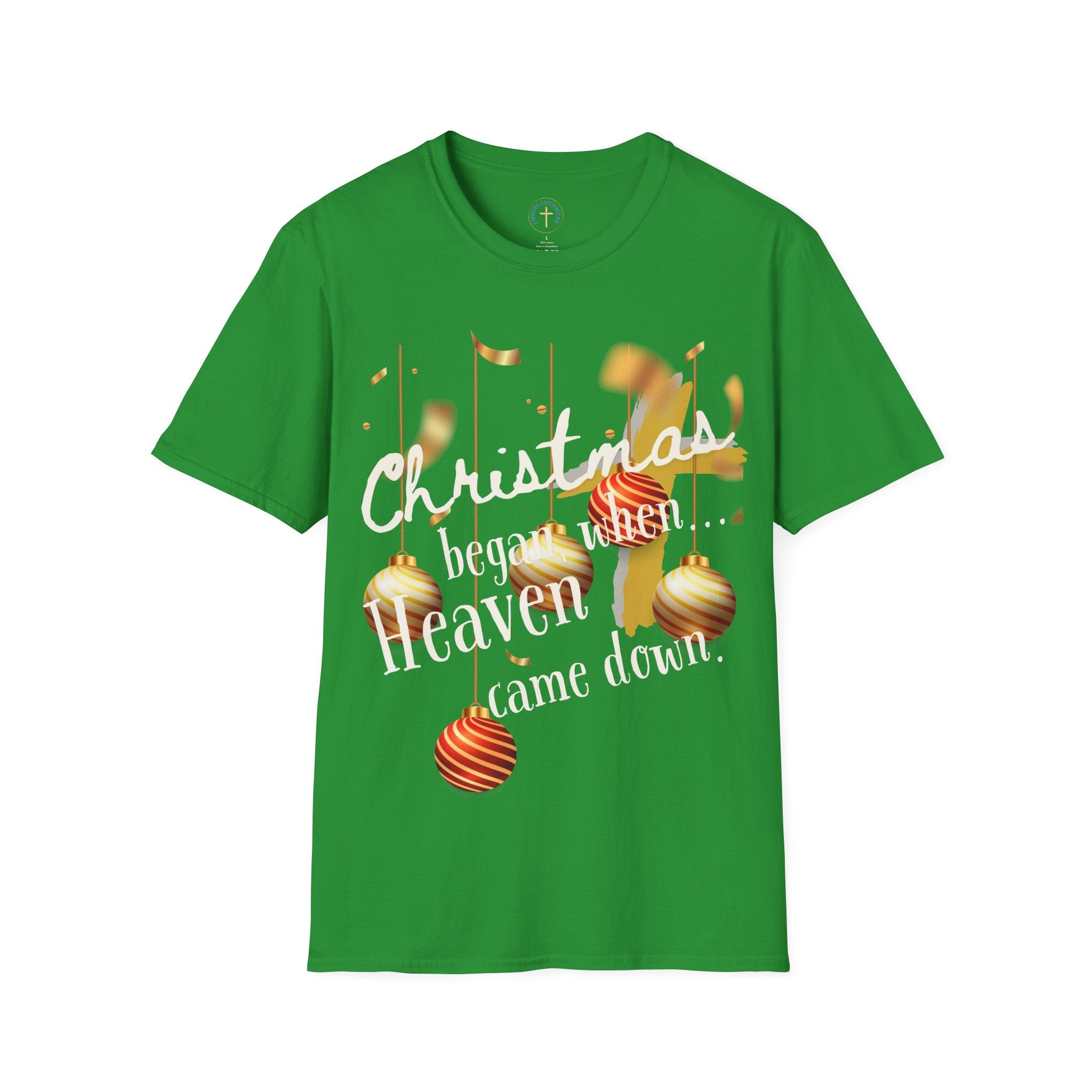 Christmas began wehn heaven came down v5. T-Shirt